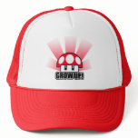 Grow Up Red Mushroom Powerup hats