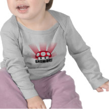 Grow Up Red Mushroom Powerup Tshirts