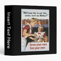 Grow Your Food World War 2 3 Ring Binders