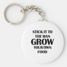 Grow Your Own Food Key Chain