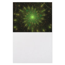 "Growing Flora" Fractal Art Stationery Paper