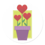 Growing Valentine Love Sticker