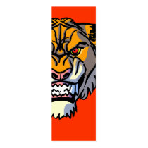 Growl! Bookmark Business Card Template