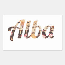 "Growl" by Alba Rectangle Sticker