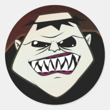 Growling Vampire sticker