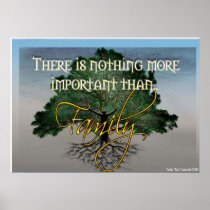 Growth family tree poster