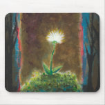 Growth plant flower hope power unique art painting mousepad