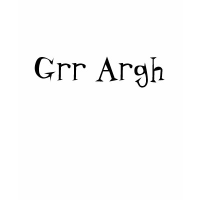 Grr Argh Tshirt by DamnitzLah