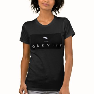 "Grrvity" movie poster t-shirt