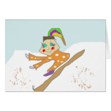 Gru character comics from cartoon animation Cril Greeting Card