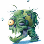 gruesome zombie dead head acrylic cut out