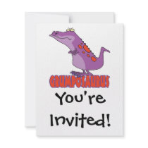Grumposaurus Grumpy DInosaur Dino Personalized Announcements