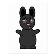 Grumpy Bunny Has Beef with YOU Postcards