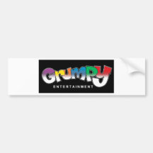 GRUMPY ENTERTAINMENT WEAR BUMPER STICKERS