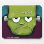 Grumpy Frankenstein Halloween Mousepads