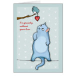 Grumpy George green Grouchy Valentine's Card