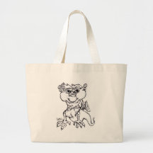 Grumpy Griffin Tote Bags