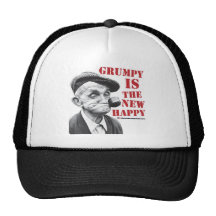 Grumpy is the new happy mesh hat