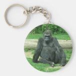 Grumpy Lowland Gorilla Keychain