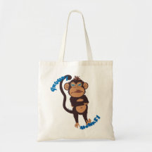 Grumpy Monkey Bag