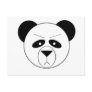 Grumpy Panda Postcard
