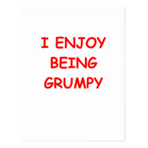 grumpy post cards