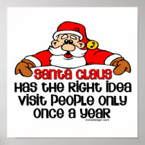 Grumpy Santa Claus Humour