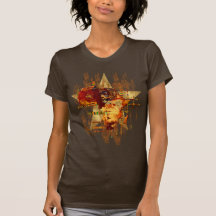 Grunge Africa Star Faces of Africa Tribal Tees