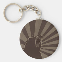 Grunge Bear Key Chain