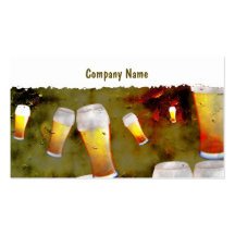 Grunge Beer Business Cards