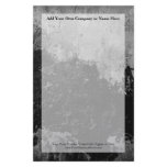 Grunge Black Paint Faux Finish Design stationery