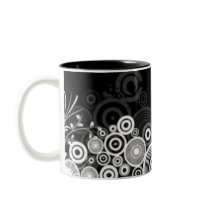 Grunge Circles Mug
