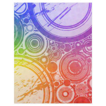Grunge Circles: Rainbow Edition: Full Colour Flyer