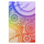 Grunge Circles: Rainbow Edition: Customized Stationery