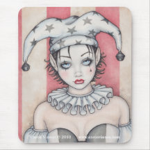 Grunge Circus Mousepad by Caron Vinson