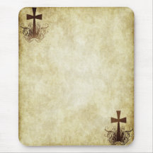 Grunge Crosses #4 - Corners Vertical Mouse Mats