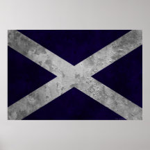 Grunge de Saltire Posters