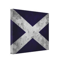 Grunge de Saltire Toiles Tendues Sur Châssis