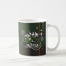 Grunge de tartan de MacNeil Tasse À Café