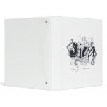 Grunge Diva 3 Ring Binder