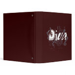 Grunge Diva 3 Ring Binder