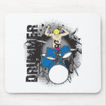 Grunge Drummer Mousepad