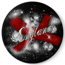 Grunge England St. George's Cross Pin Badge