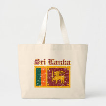 Grunge Flag of Sri Lanka Bags