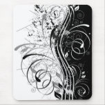 grunge floral mouse mats
