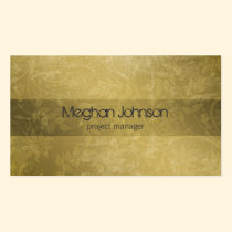 Grunge Floral Sepia Trendy Business Card business cards