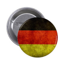 Grunge German Flag Button