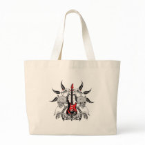 Grunge Guitar and Skull Bag