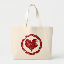 Grunge Heart Bag
