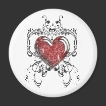 Grunge Heart magnets
